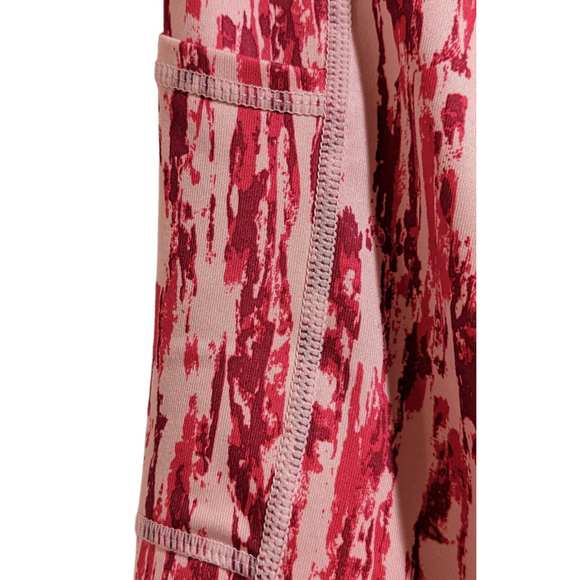 Zella Leggings Girl Lrg Pink Print Athletic High Waist Yoga Pockets NWOT - Picture 5 of 6
